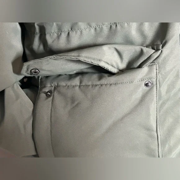 Spyder Women's Olive Hooded Puffer Coat - Picture 9 of 16